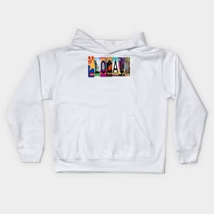 Arizona Local, License Plates Kids Hoodie